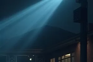 《河湾旧档案》剧照，档案室里成排未拆封的记录盒